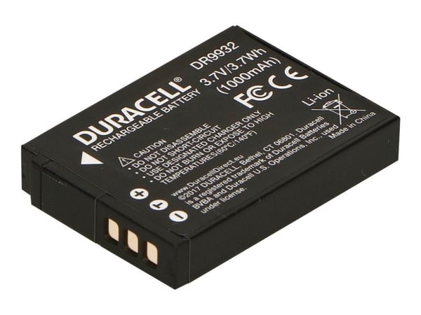 Duracell - Li-Ion kamerabatteri 1000 mAh - for Nikon Coolpix A900, AW120, AW130, P340, S9600, S9700, S9900, W300, KeyMission 170, 360