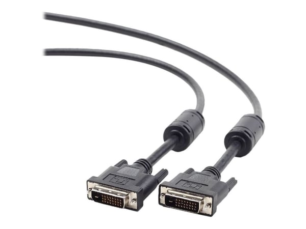 Gembird - DVI-kabel - dobbeltlenke - DVI-D (hann) til DVI-D (hann) - 3.05 m - formstøpt - svart