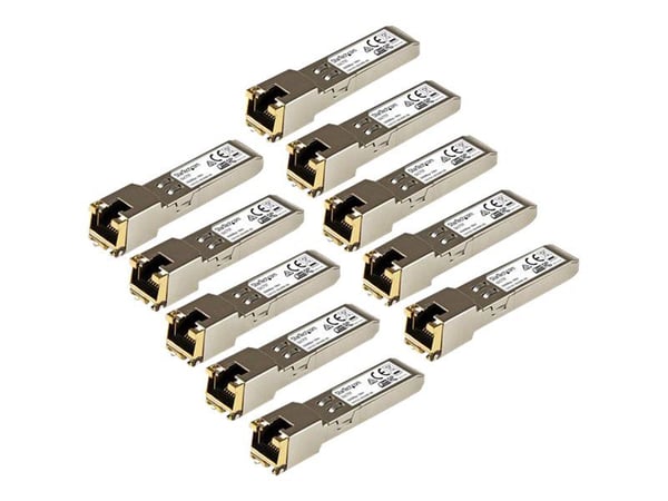 Startech Cisco GLC-T Compatible SFP Module, 1000BASE-T, SFP to RJ45 Cat6/Cat5e, 1GE Gigabit Ethernet SFP, RJ-45 (Copper) 100m, Cisco Firepower, ASR...
