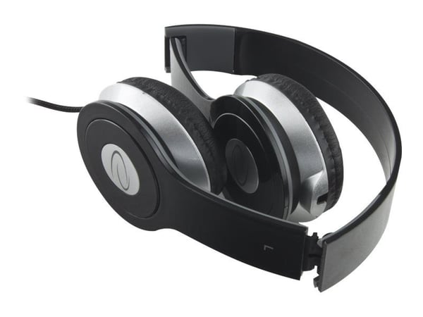 Esperanza EH145K TECHNO - Hodetelefoner - full størrelse - kablet - 3,5 mm jakk - svart