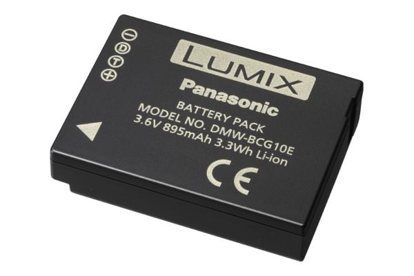 Panasonic DMW-BCG10E - Kamerabatteri - for Lumix DMC-3D1, TZ25, TZ30, TZ31, TZ35, TZ36, TZ6EF-K, TZ6EF-S, TZ8, ZS19, ZS25, ZS5, ZS7