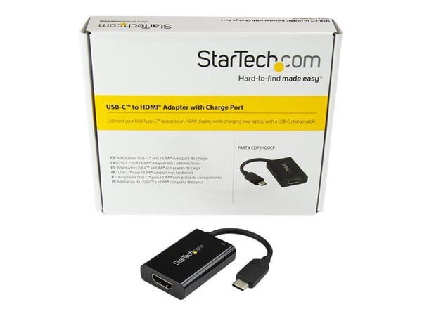 StarTech.com CDP2HDUCP, USB Type-C, HDMI-lähtö, 3840 x 2160 pikseliä