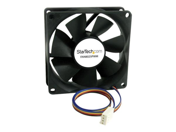 StarTech.com FAN8025PWM, Tuuletin, 8 cm, musta