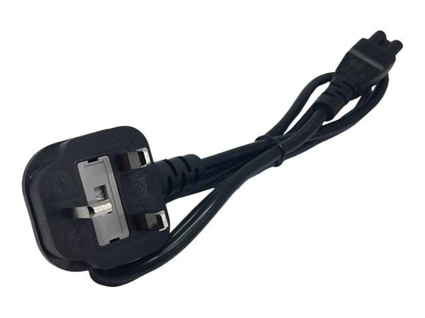 StarTech.com 3ft (1m) UK Laptop Power Cable, BS 1363 to C5 Clover Leaf, 2.5A 250V, 18AWG, Notebook/Laptop Replacement Cord, Printer Cable, UK Lapto...