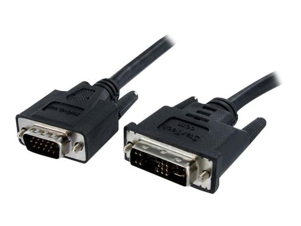 StarTech.com 2m DVI to VGA Display Monitor Cable M/M DVI to VGA (15 Pin) - Videokaapeli - HD-15 (VGA) (han) til DVI-A (han) - 2 m - formet, tommels... StarTech.com 2m DVI to VGA Display Monitor Cable M/M DVI to VGA (15 Pin) - Videokaapeli - HD-15 (VGA) (han) til DVI-A (han) - 2 m - formet, tommels...
