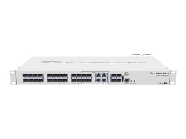 MikroTik Cloud Router Switch CRS328-4C-20S-4S+RM - Switch - L3 - Styrt - 20 x SFP + 4 x SFP+ + 4 x kombo-SFP - rackmonterbar