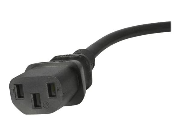 StarTech.com 10ft (3m) UK Computer Power Cable, 18AWG, BS 1363 to C13 Power Cord, 10A 250V, musta Vaihtovirtajohto, TV/Monitor Power Cable, BS 1363...