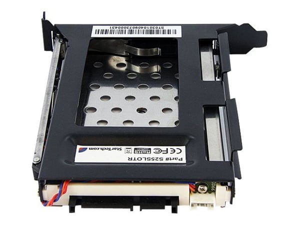 StarTech.com 2.5in SATA Removable Hard Drive Bay for PC Expansion Slot - Storage bay adapter - musta - S25SLOTR - Ramme - lajittelu