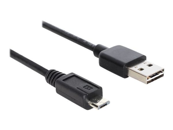 DeLOCK EASY-USB - USB-kaapeli - Micro-USB Type B (han) til USB (han) - USB 2.0 - 1 m - lajiteltu