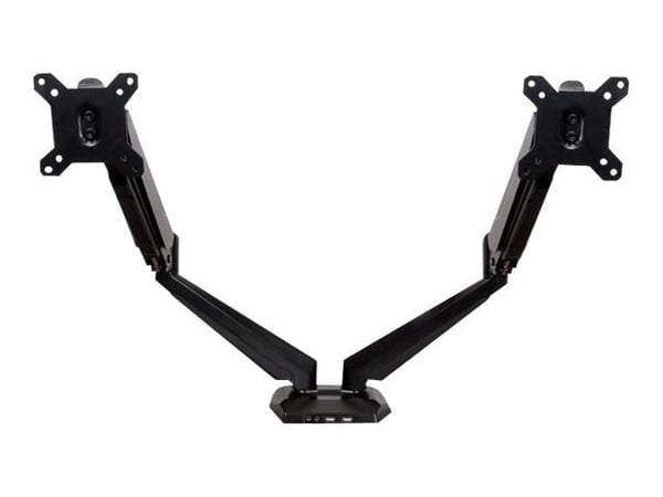 Startech Desk Mount Dual Monitor Arm - One-Touch Height Adjustment (ARMSLIMDUO) - Monteringssett - justerbar arm - for LCD-skjerm - aluminium - sva...