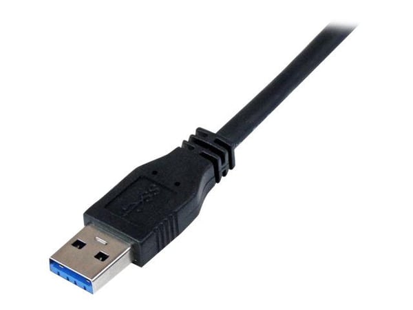 StarTech 1m 3 ft Certified SuperSpeed USB 3.0 A to Micro B Cable Cord - USB 3 Micro B Cable - 1x USB A (M), 1x USB Micro B (M) - Black (USB3CAUB1M)...