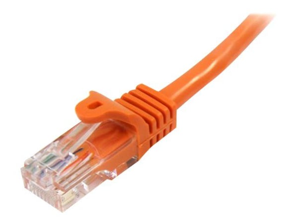 StarTech.com 45PAT2MOR, 2 m, Cat5e, U/UTP (UTP), RJ-45, RJ-45, Oranssi