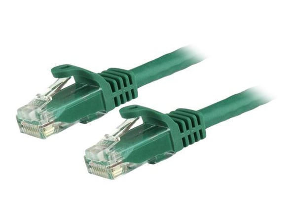 Startech 5m CAT6 Ethernet Cable, 10 Gigabit Snagless RJ45 650MHz 100W PoE Patch Cord, CAT 6 10GbE UTP Network Cable w/Strain Relief, Green, Wiring ...