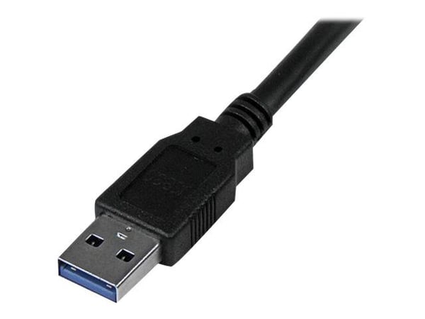 StarTech.com 3m Black SuperSpeed USB 3.0 Cable A to B M/M - USB-kaapeli - USB Type B (han) til USB Type A (han) - USB 3.0 - 3 m - formet - lajittelu