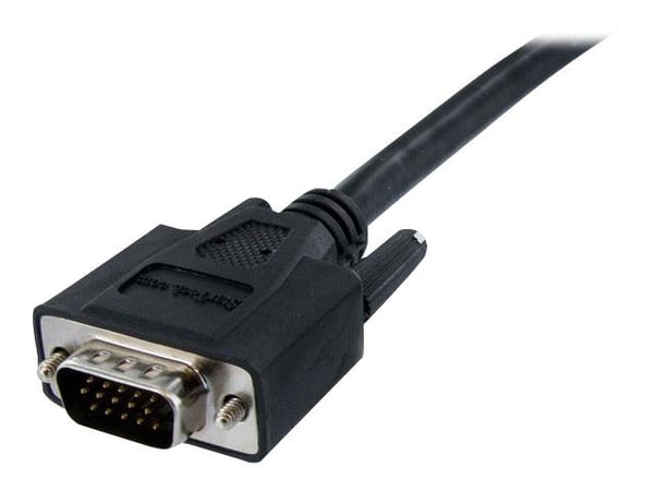 StarTech 2m DVI to VGA Display Monitor Cable M/M DVI to VGA (15 Pin) - Videokabel - HD-15 (VGA) (hann) til DVI-A (hann) - 2 m - formstøpt, tommelsk...