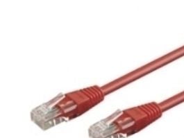 Goobay CAT 5-200 UTP Red 2m, 2 m, RJ-45, RJ-45, Röd Goobay CAT 5-200 UTP Red 2m, 2 m, RJ-45, RJ-45, Röd