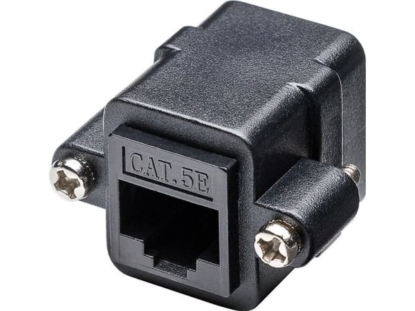 Goobay 72361, 2x RJ-45, Sort