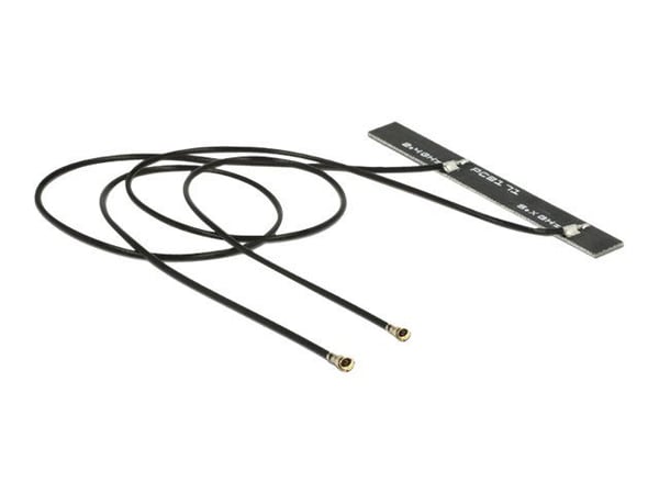 Delock WLAN Twin Antenna - Antenne - Wi-Fi - 5 dBi - svart