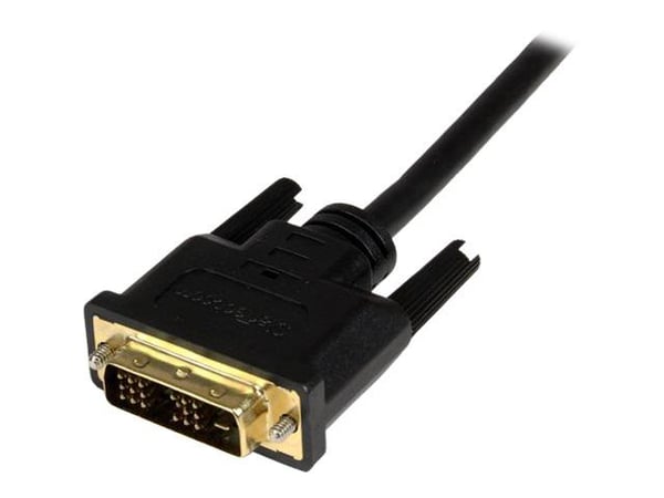 Startech 2m Micro HDMI to DVI-D Cable - M/M - 2 meter Micro HDMI to DVI Cable - 19 pin HDMI (D) Male to DVI-D Male - 1920x1200 Video (HDDDVIMM2M) -...