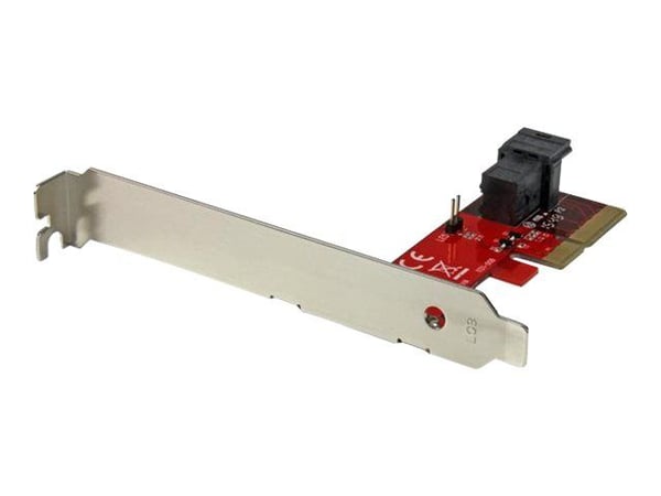 Startech 4-Lane PCI Express to SFF-8643 Adapter for PCIe NVMe U.2 SSD - U.2 2.5" NVMe SSD Adapter (PEX4SFF8643) - Grensesnittsadapter - 2.5" - Expa...
