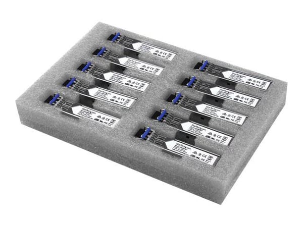 Startech Cisco GLC-LH-SMD Compatible SFP Module, 1000BASE-LX/LH, 1GbE Single Mode (SMF) Fiber SMF Optic Transceiver, 1GE Gigabit Ethernet, LC Conne...