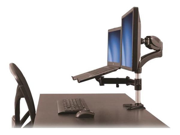 StarTech.com kannettavan näytön jalusta - Tietokonenäytön jalusta - Full Motion Articulating - VESA Mount Monitor Desk Mount - Asennussarja (napaki...