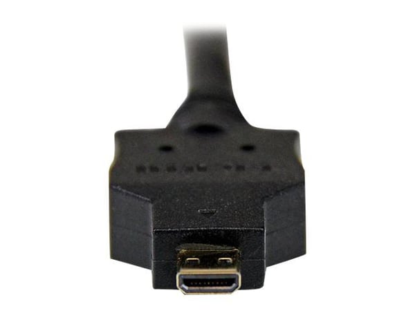 Startech 2m Micro HDMI to DVI-D Cable - M/M - 2 meter Micro HDMI to DVI Cable - 19 pin HDMI (D) Male to DVI-D Male - 1920x1200 Video (HDDDVIMM2M) -...