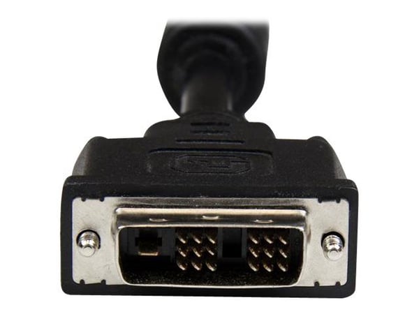 StarTech.com 3m DVID Single Link Cable M/M - DVI-kaapeli - enkeltlink - DVI-D (han) til DVI-D (han) - 3 m - formet, tommelskruer - sort