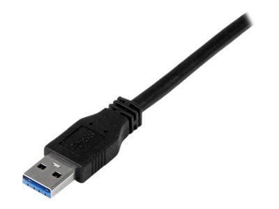 StarTech 2m 6 ft Certified SuperSpeed USB 3.0 A to B Cable Cord - USB 3 Cable - 1x USB 3.0 A (M), 1x USB 3.0 B (M) - 2 meter, Black (USB3CAB2M) - U...
