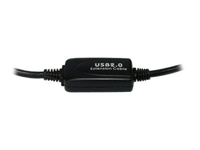 StarTech 9 m / 30 ft Active USB A to B Cable - M/M - Black USB 2.0 A to B Cord - Printer Cable - Extension USB Cable (USB2HAB30AC) - USB-kabel - US...
