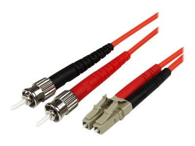 StarTech.com 1m valokuitukaapeli - Multimode Duplex 50/125 - LSZH - LC/ST - OM2 - LC to ST Fiber Patch Cable - Patchkabel - ST multimodus (han) til...