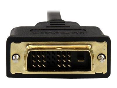 Startech 1m Micro HDMI to DVI-D Cable - M/M - Video cable - HDMI / DVI - DVI-D (M) to micro HDMI (M) - 3.3 ft - shielded - black - HDDDVIMM1M - Ada...