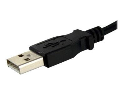 StarTech 3 ft Panel Mount USB Cable A to A F/M - Panel Mount USB Extension USB A-Female to A-Male Adapter Cable 3ft - USB-A (F) Port (USBPNLAFAM3) ...
