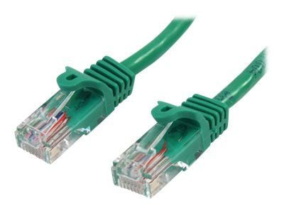 Startech 1m Green Cat5e / Cat 5 Snagless Patch Cable - Koblingskabel - RJ-45 (hann) til RJ-45 (hann) - 1 m - UTP - CAT 5e - formstøpt, uten hindrin...