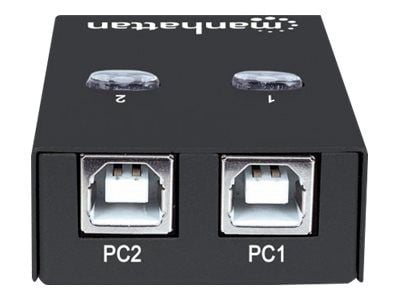 Manhattan 162005, USB 2.0, USB Type-B, 480 Mbit/s, Hvit, Akrylonitril-butadien-styren (ABS), 1,5 m, FCC CE RoHS WEEE