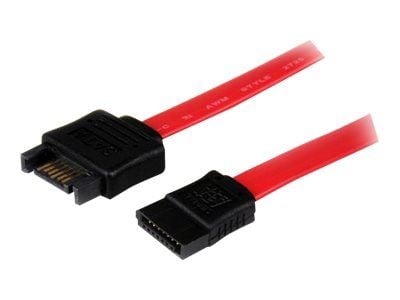 StarTech 0.3m SATA Extension Cable - 30cm 7 pin SATA Extension - 7 pin SATA Extension Cable - 7 pin SATA Extension cord - SATA-forlengelseskabel - ...