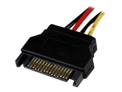 StarTech.com 12in SATA to LP4 Power Cable Adapter F/M - SATA to LP4 Power Adapter - SATA Female to LP4 Male Power Cable - 12 inch (LP4SATAFM12) - S... StarTech.com 12in SATA to LP4 Power Cable Adapter F/M - SATA to LP4 Power Adapter - SATA Female to LP4 Male Power Cable - 12 inch (LP4SATAFM12) - S...