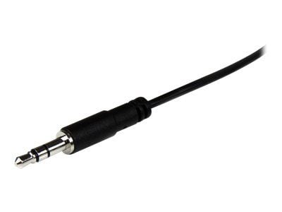 Startech 2m Slim 3.5mm Stereo Extension Audio Cable - Male / Female - Headphone Audio Extension Cable Cord - 2x Mini Jack 3.5mm - 2 m (MU2MMFS) - L...