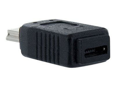 StarTech Micro USB to Mini USB 2.0 Adapter - Micro USB (f) to Mini USB (m) (UUSBMUSBFM) - USB-adapter - Micro-USB type B (hunn) til mini-USB type B...