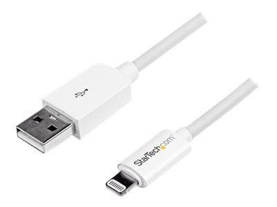 StarTech.com USBLT3MW, 3 m, Lightning, USB A, Uros, Uros, Valkoinen