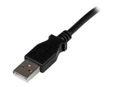 StarTech.com 1m USB 2.0 A to Right Angle B Cable Cord - 1 m USB-tulostinkaapeli - Right Angle USB B Cable - 1x USB A (M), 1x USB B (M) (USBAB1MR) -...