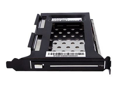StarTech.com 2.5in SATA Removable Hard Drive Bay for PC Expansion Slot - Storage bay adapter - musta - S25SLOTR - Ramme - lajittelu