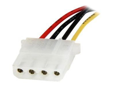 StarTech.com 12in SATA to LP4 Power Cable Adapter F/M - SATA to LP4 Power Adapter - SATA Female to LP4 Male Power Cable - 12 inch (LP4SATAFM12) - S...