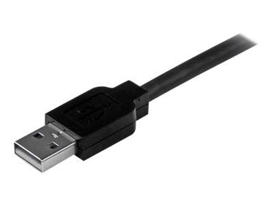 StarTech 15m / 50 ft Active USB 2.0 A to B Cable - Long 15 m USB Cable - 50 ft USB Printer Cable - 1x USB A (M), 1x USB B (M) - Black (USB2HAB50AC)...