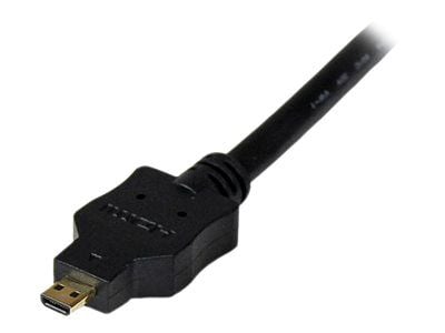 Startech 2m Micro HDMI to DVI-D Cable - M/M - 2 meter Micro HDMI to DVI Cable - 19 pin HDMI (D) Male to DVI-D Male - 1920x1200 Video (HDDDVIMM2M) -...