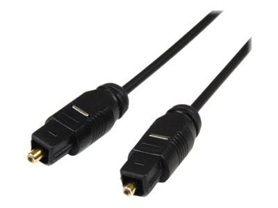 StarTech.com 15 ft ohut Toslink digitaalinen optinen SPDIF äänikaapeli - 15ft / 15 Feet optinen äänikaapeli (THINTOS15) - Digitaalinen lydkabel (op...