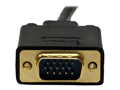 StarTech 10 ft DisplayPort to VGA Adapter Cable - DP to VGA Video Converter - Active DisplayPort to VGA Cable for PC 1920x1200 - Black (DP2VGAMM10B...