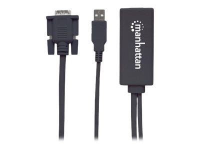 Manhattan 152426, 1 m, USB Type-A + VGA (D-Sub), HDMI, Hankjønn, Hunkjønn, Rett