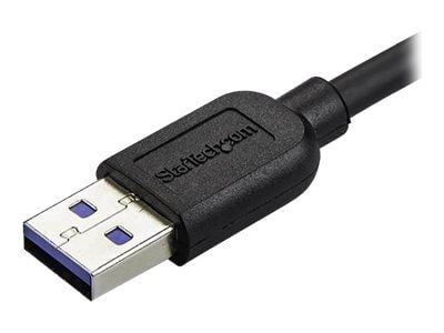 StarTech 1m 3 ft Slim Micro USB 3.0 Cable M/M - Left-Angle Micro-USB - USB 3.0 A to Micro B - Angled Micro USB - USB 3.1 Gen 1 (5Gbps) (USB3AU1MLS)...