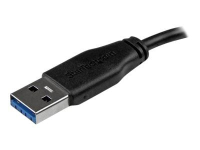StarTech 15cm 6in Short Slim USB 3.0 A to Micro B Cable M/M - Mobile Charge Sync USB 3.0 Micro B Cable for Smartphones and Tablets (USB3AUB15CMS) -...